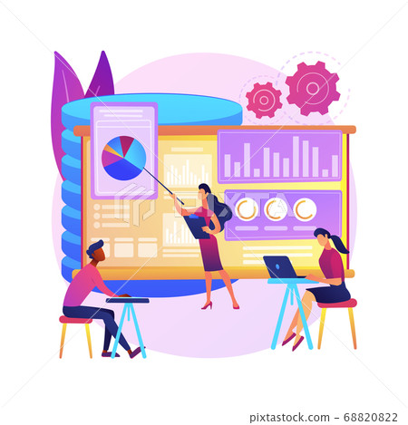 Big data conference abstract concept vector illustration. Big data conference abstract concept vector illustration. 68820822