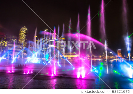 Laser show in Singapore 68821675