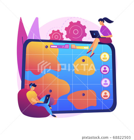 Multiplayer online battle arena abstract concept vector illustration. Multiplayer online battle arena abstract concept vector illustration. 68822503