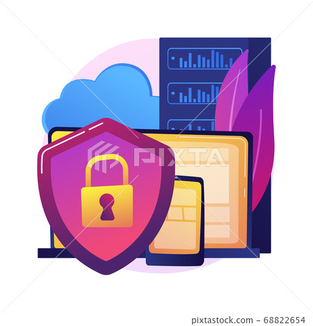 Database protection vector concept metaphor - Stock Illustration ...