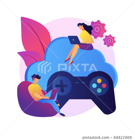 Console gamepad vector concept metaphor Console gamepad vector concept metaphor 68822808