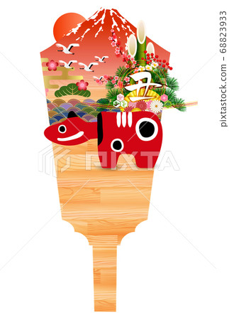 Japanese New Year's card zodiac icon Japanese New Year's card zodiac icon 68823933