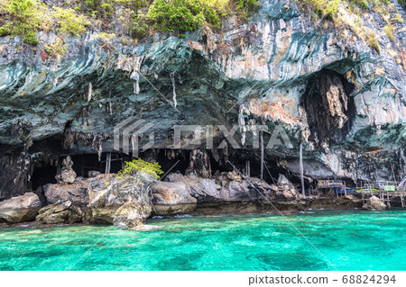 Viking cave on Maya island 68824294