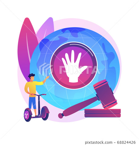 Youth rights abstract concept vector illustration. - Stock Illustration ...