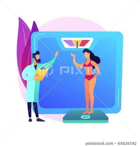 Body Mass Index abstract concept vector illustration. 68826592