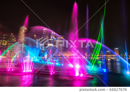 Laser show in Singapore 68827676
