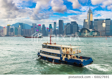 Victoria Harbour in Hong Kong 68827691