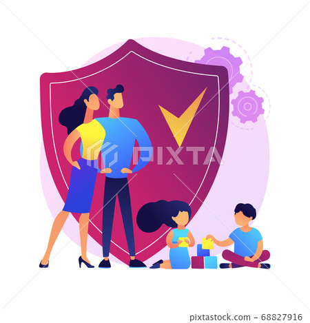 Social security abstract concept vector illustration. Social security abstract concept vector illustration. 68827916