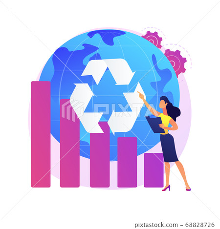 Reduce Reuse Recycle abstract concept vector illustration. Reduce Reuse Recycle abstract concept vector illustration. 68828726