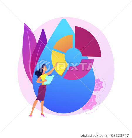 Water overconsumption vector concept metaphor 68828747