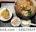 Kakiage tempura soba lunch 68829424