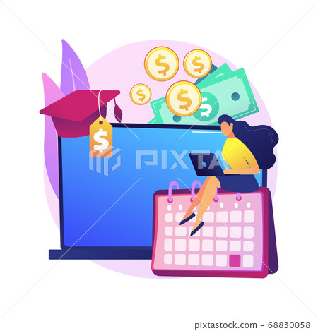 Student loan payments deferred abstract concept vector illustration. 68830058