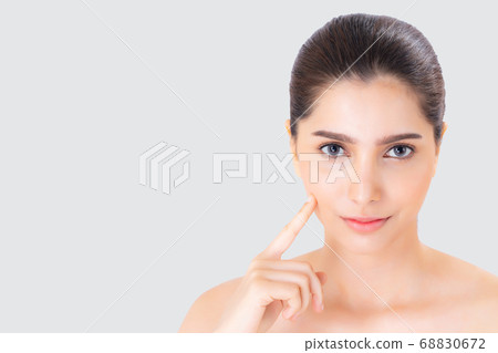 Beautiful woman asian makeup of cosmetic. Beautiful woman asian makeup of cosmetic. 68830672