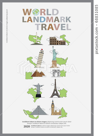 The World tourism day Poster Design Template Vector Illustration  68831085