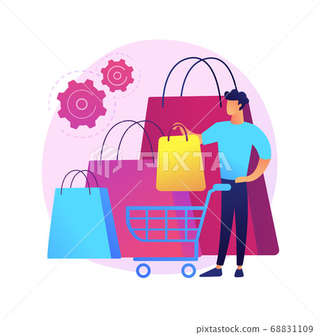 Purchasing habits abstract concept vector illustration. Purchasing habits abstract concept vector illustration. 68831109
