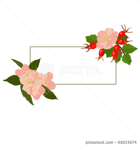 Vector Stock Illustration Of A Flower Frame Stock Illustration 6674