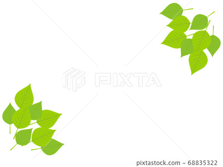 Poplar leaf frame 68835322