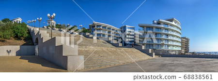 Maritime Stairs in Chernomorsk, Ukraine 68838561