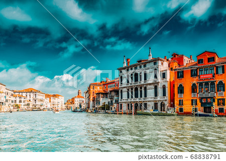 VENICE, ITALY - MAY 12, 2017 :Views of the most VENICE, ITALY - MAY 12, 2017 :Views of the most 68838791