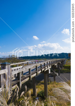 World's longest wooden pedestrian bridge _ Horai Bridge World's longest wooden pedestrian bridge _ Horai Bridge 68838945