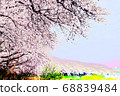 櫻花盛開（福井·阿蘇巴河堤） 68839484
