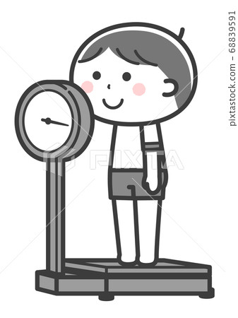 Body measurement/Boys riding on scales/2 colors 68839591