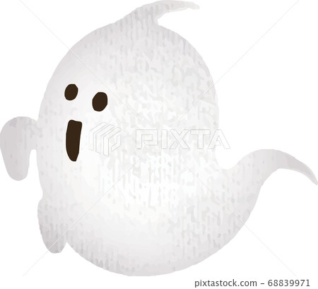 可愛的鬼圖像插圖（矢量數據） 68839971