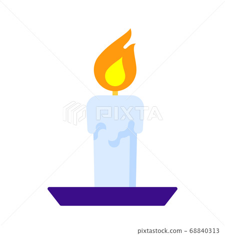 Candle icon illustration 68840313