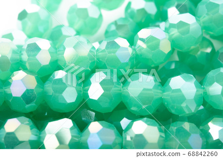 Beautiful Light green Glass Sparkle Crystal 68842260