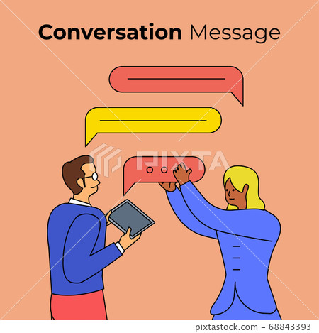 Conversation Message People Conversation Message People 68843393
