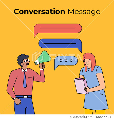 Conversation Message People Conversation Message People 68843394