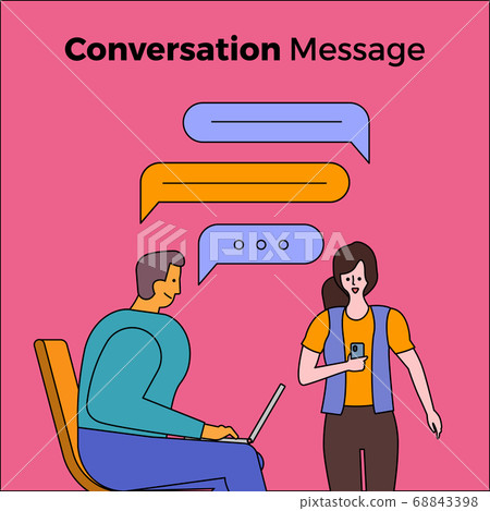 Conversation Message People Conversation Message People 68843398