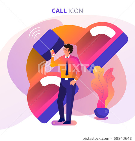 Technology Concept Telephone Technology Concept Telephone 68843648