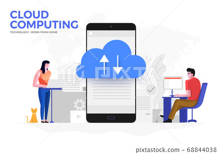 Cloud Computiong for Work from Home 05 Cloud Computiong for Work from Home 05 68844038