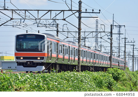 Musashino Line Minamikoshigaya-Higashikawaguchi JR East E231 Series 0th MU36 formation (Keiyo) Musashino Line Minamikoshigaya-Higashikawaguchi JR East E231 Series 0th MU36 formation (Keiyo) 68844958