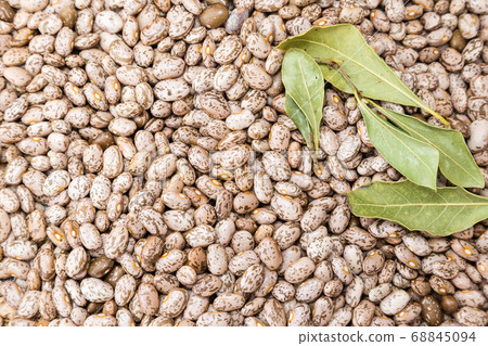 macro of a pile of beans 68845094