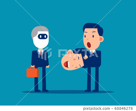 Take off Colleague head and turn into a robot Take off Colleague head and turn into a robot 68846278