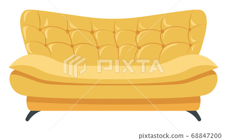 Stylish leather sofa for home or office interior Stylish leather sofa for home or office interior 68847200