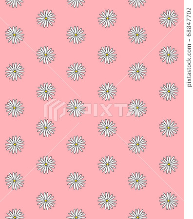 Vector seamless pattern of doodle flower Vector seamless pattern of doodle flower 68847702