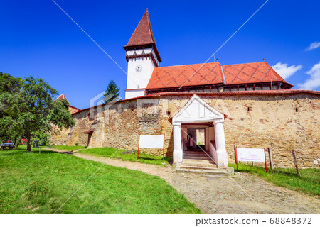 Mesendorf fortified church, Transylvania, Romania Mesendorf fortified church, Transylvania, Romania 68848372