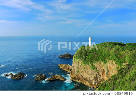 [Kochi Prefecture] Cape Ashizuri under sunny weather 68849916