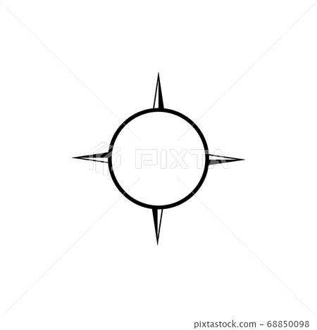 Compass graphic design template vector isolated Compass graphic design template vector isolated 68850098