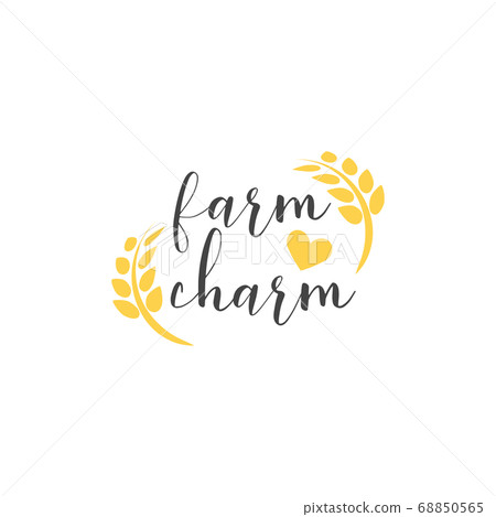 Farm quote lettering typography Farm quote lettering typography 68850565