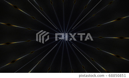 Dark abstract computer generated backdrop. 3d rendering of a tunnel of neon rays with highlights Dark abstract computer generated backdrop. 3d rendering of a tunnel of neon rays with highlights 68850851