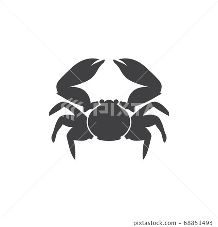 Crab graphic design template vector isolated 68851493