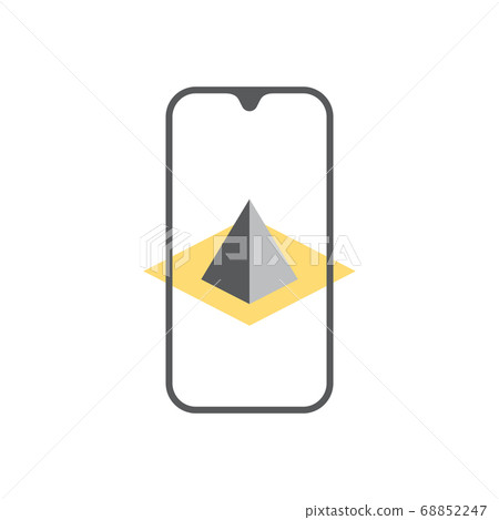 Augmented reality icon design template vector Augmented reality icon design template vector 68852247