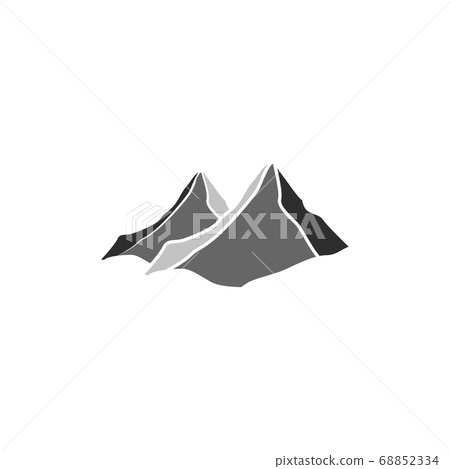 Mountain icon design template vector isolated - Stock Illustration ...