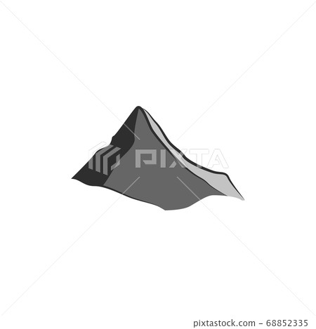 Mountain icon design template vector isolated - Stock Illustration ...