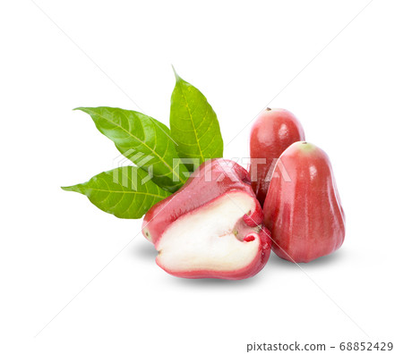 Rose apples isolated on white background.. 68852429
