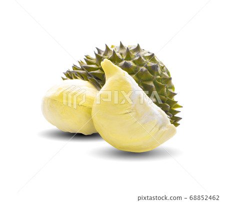 Durian isolated on white background 68852462